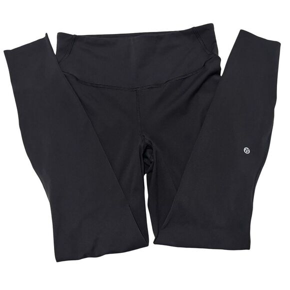 Lululemon Hi-Rise Leggings 27" Size 6 Black - Picture 1 of 6